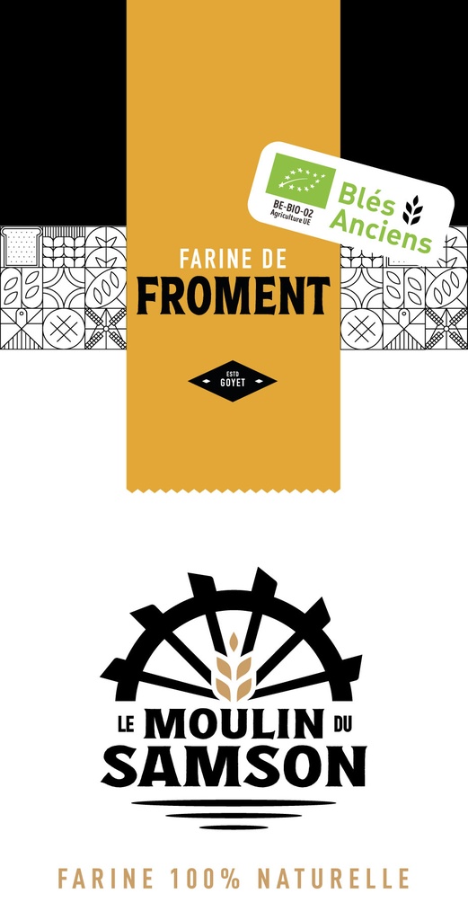 5kg SEMI-COMPLETE BIO - Farine de Blés anciens
