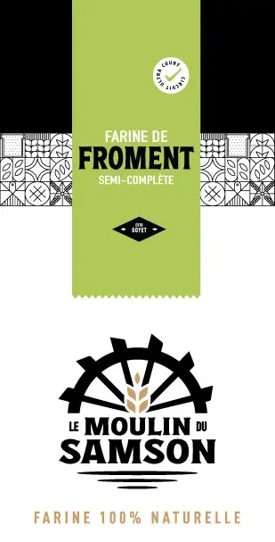 20kg SEMI-COMPLETE - Farine de Blé de THON