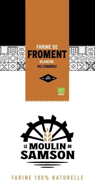 5kg FARINE BLANCHE DU CONDROZ BIO