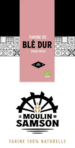 2kg SEMOULE - Farine de Blés durs BIO