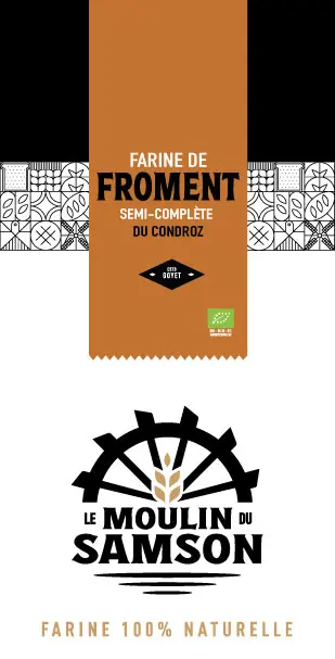 2kg FARINE SEMI-COMPLETE DU CONDROZ BIO 