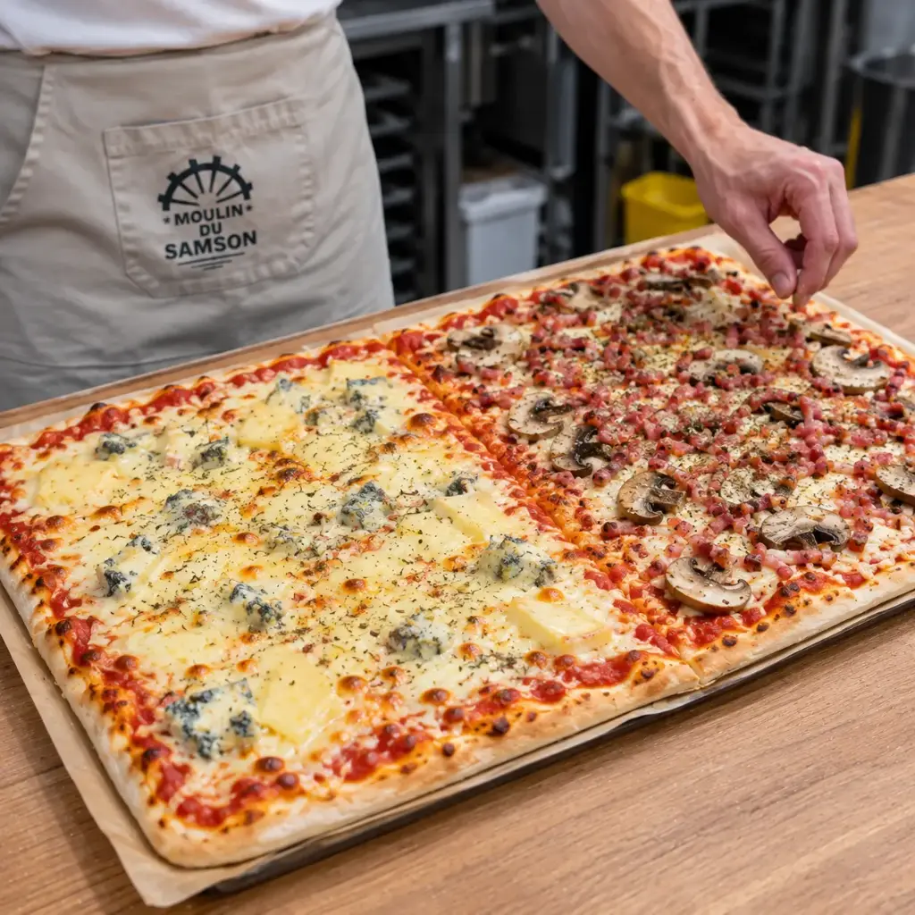 🍕 La Gourmande — Pizza du Moulin (60 x 40 cm) 