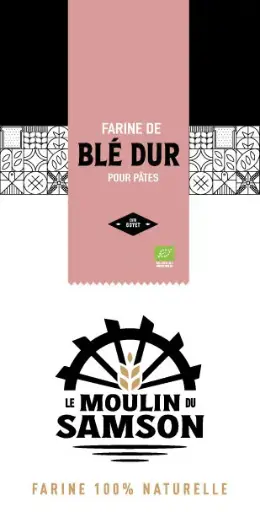 2kg SEMOULE - Farine de Blés durs BIO