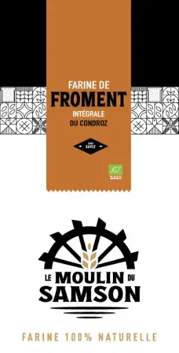 5kg FARINE INTEGRALE du CONDROZ BIO