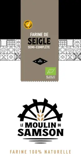 2kg FARINE DE SEIGLE BIO 